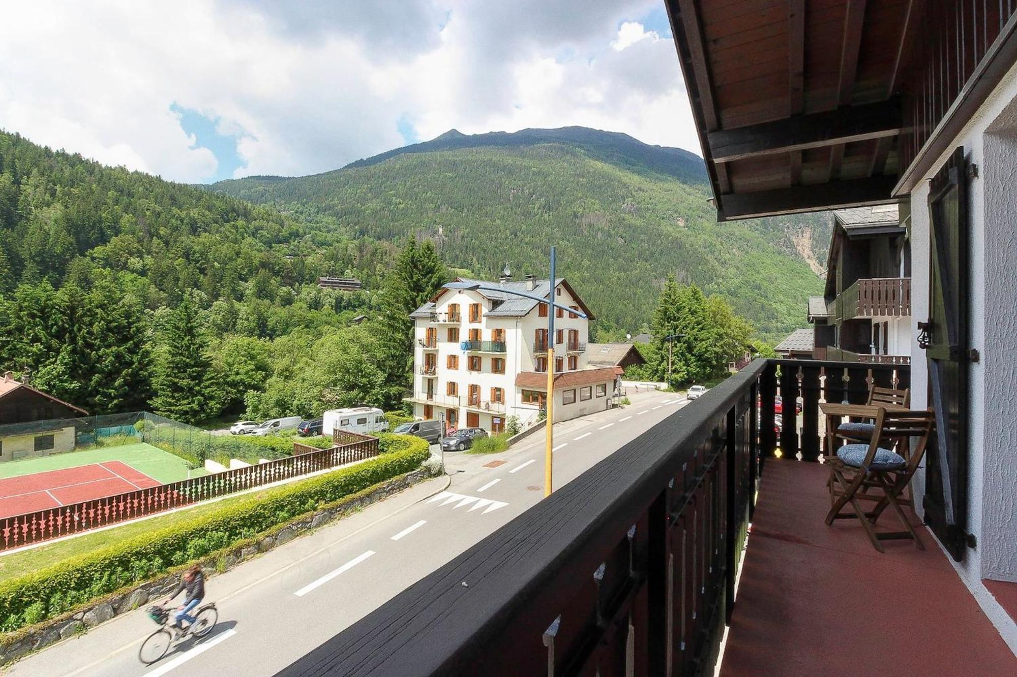La Griaz - Chaleureux Et Cosy -Vue Sur Les Montagnes - Grand Balcon Apartment Les Houches Luaran gambar
