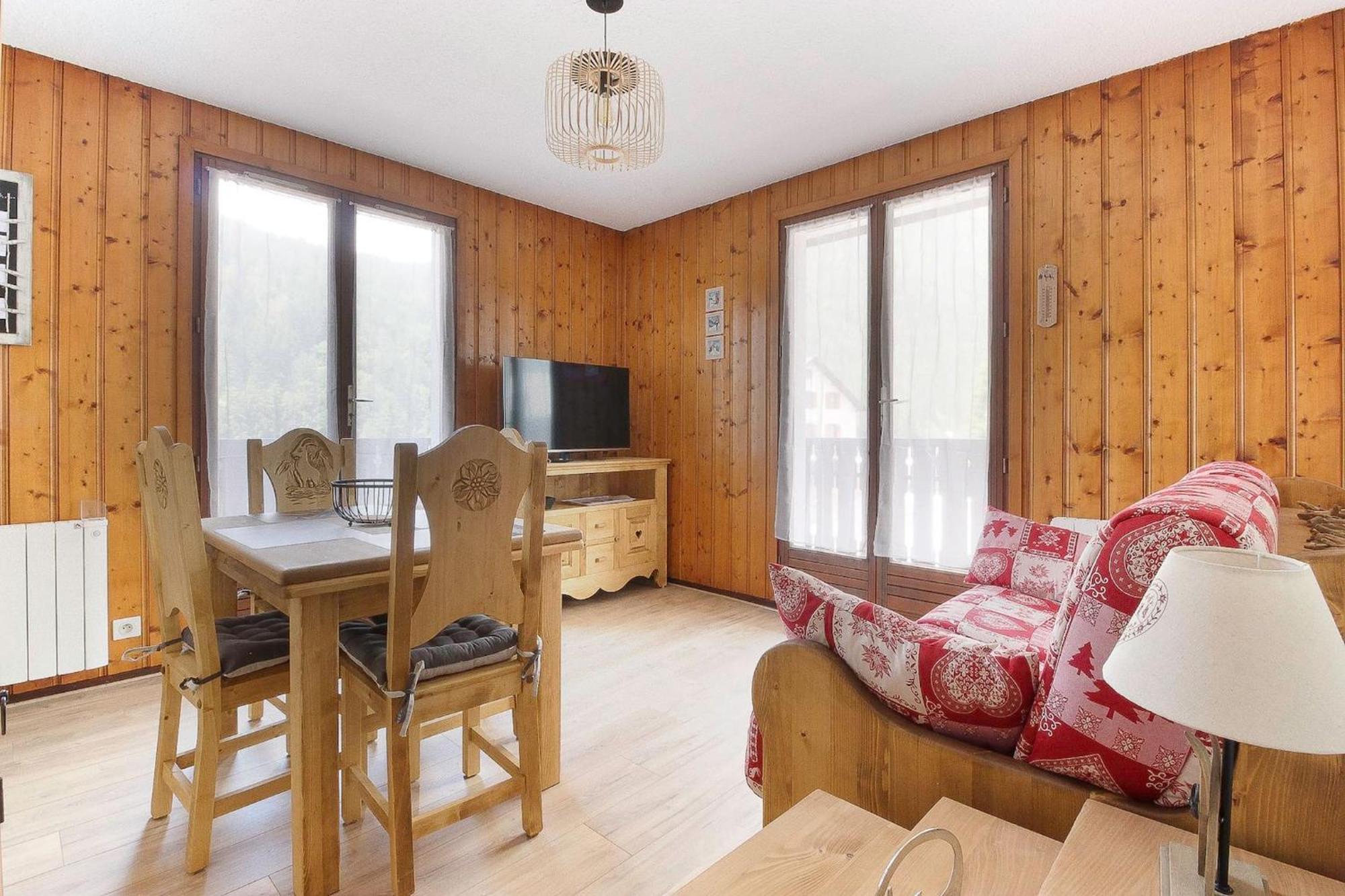 La Griaz - Chaleureux Et Cosy -Vue Sur Les Montagnes - Grand Balcon Apartment Les Houches Luaran gambar